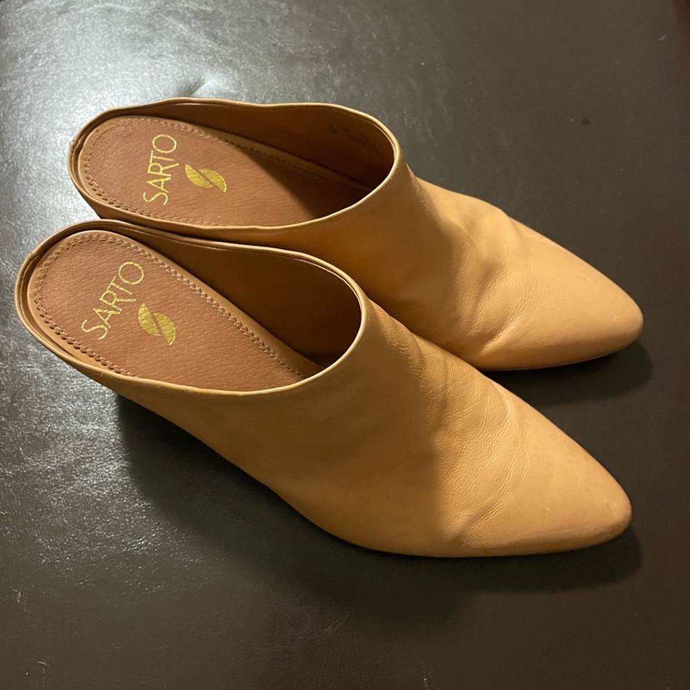Leather mules - Picture 2 of 6